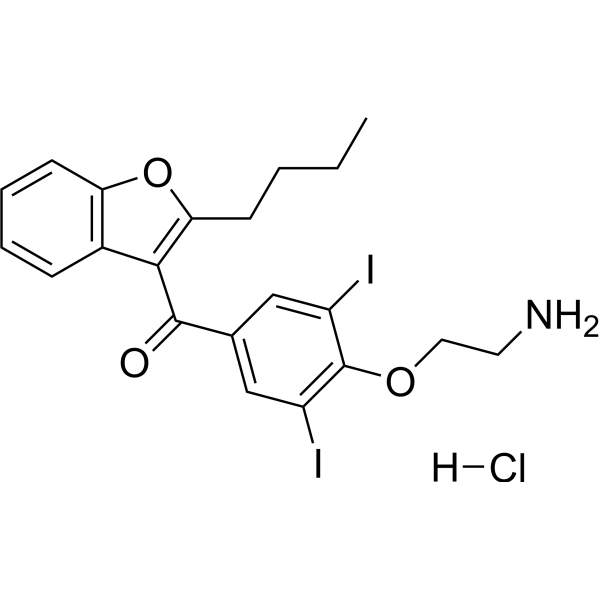 Di-N-desethyl amiodarone hydrochloride 757220-04-5